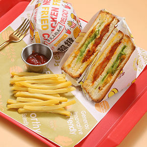 Food-Grade Greaseproof PE <b>Paper</b> <b>Wrap</b> Flexography Printable Sandwich <b>Paper</b> for Cake Hamburger Take Away for Cake Hamburger Take - Product Image 1
