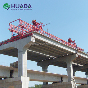 Grue lanceuse de poutres de pont de 500 tonnes pour la construction de viaducs - Product Image 1