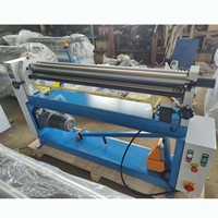 Machine à rouler électrique ESR1300X1.5E, largeur 1300 mm, machine à cintrer asymétrique à 3 rouleaux