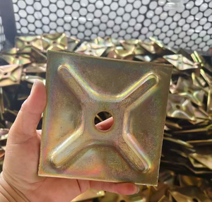 Placa de Fijación en Forma de X Galvanizada para Encofrado, Arandela de Acero Estampada para Encofrado de Muros de Hormigón - Product Image 1