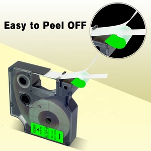 Compatible estándar D1 S0720590 45019 impresión negro sobre verde 12mm * 7m cinta de etiquetas autoadhesiva para fabricantes de etiquetas <span class=keywords><strong>DYMO</strong></span> <span class=keywords><strong>LabelManager</strong></span> - Product Image 4