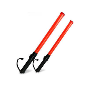 UsbホイッスルトラフィックバトンLed懐中電灯バトン充電式交通制御バトンサプライヤースティック - Product Image 1