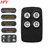 Télécommande sans fil double code de haute qualité compatible avec les portes de garage, avec indicateur LED pour les appareils électroménagers