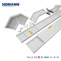 Hdmann ABS CE Bac à câbles en fibre de verre (FRP/GRP) anti-poussière et anti-corrosion avec couvercle pour système de support de raffinerie de pétrole et de gaz
