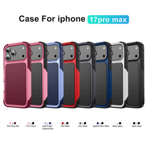 Custodia Protettiva 2-in-1 in TPU+PC Anti-Impronta e Anti-Caduta per <span class=keywords><strong>iPhone</strong></span> 17 Air, 17, 16, 15, 14, <span class=keywords><strong>13</strong></span>, 12 <span class=keywords><strong>Pro</strong></span> <span class=keywords><strong>Max</strong></span> - Bestseller - Product Image 2