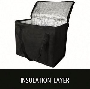 Bolsa Térmica Plegable Portátil Ligera para Exteriores, Bolsa de Compras Reutilizable Aislada con Cremallera para Catering y Fiestas - Product Image 4