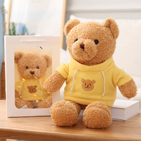 En vrac pas cher grande taille ours en peluche en peluche poupée PP coton rempli de technique brodée pour la décoration de fête