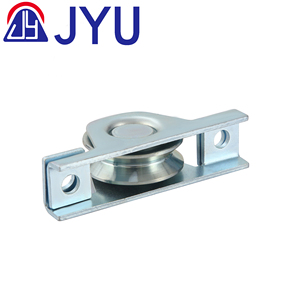 Roue à roulement simple en acier durable avec rainure U/Y/V <span class=keywords><strong>de</strong></span> rail <span class=keywords><strong>de</strong></span> roulette rigide pour le support <span class=keywords><strong>de</strong></span> montage à vis d'installation <span class=keywords><strong>de</strong></span> porte - Product Image 5