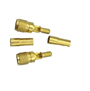 M5 10-32unf מיקרו-נקודה מחבר זכר עבור rg174 צבע מצופה זהב - Product Image 3