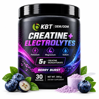 Poudre d'hydratation sportive personnalisée pour l'entraînement, supplément nutritionnel OEM/ODM, sachet de créatine et d'électrolytes pour femme