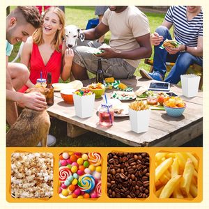 Cubos <span class=keywords><strong>de</strong></span> Palomitas <span class=keywords><strong>de</strong></span> Maíz Biodegradables con Logotipo Personalizado Impreso Directo <span class=keywords><strong>de</strong></span> Fábrica, Envases <span class=keywords><strong>de</strong></span> Papel para Refrigerios para Cine, Galletas - Product Image 3