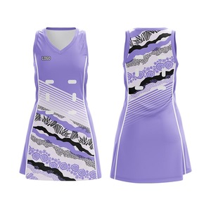 Youth Friendly Netball Dress With Bibs Set Custom Netball Dress Popular Netball Dress For School Teams - Product Image 6