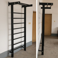 Barre horizontale en acier commerciale en gros Barres parallèles Home Indoor Multi-Functional Training Swedish Ladder Wood Stall Bar