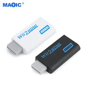 工厂价格 1080P wii2hdmi 转换器 Wii 到 Hdmi 转换器支持所有 WII 显示模式