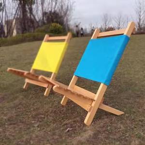 Tùy Chỉnh Có Thể Điều Chỉnh Gấp Bãi Biển Ngoài Trời Ngồi Có Thể Ngả Mặt Trời Phòng Chờ Ghế Thiết Kế Mới Bằng Gỗ Sàn Ghế Cho Cắm Trại Bãi Biển Ngoài Trời - Product Image 6