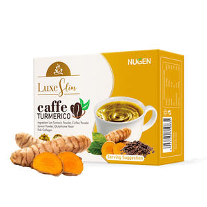 <span class=keywords><strong>Café</strong></span> Adelgazante de Cúrcuma 3 en 1 del Sudeste Asiático para Comercio Electrónico, 10g x 10 Bolsas, 100g Total, Venta al por Mayor, Extra Fuerte - Product Image 5