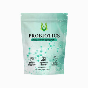 Hot Natural Probiotics Capsules with Probiotic <b>Blend</b> Gut Health Digestive & Immune Support Supplement - Product Image 1
