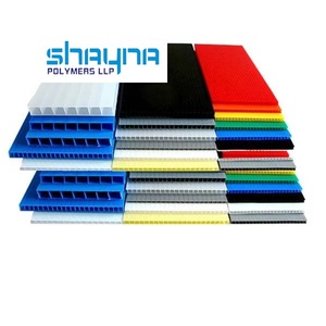 Hoja colorida de calidad de exportación, hoja de plástico corrugado de 2mm a 12mm, hojas corrugadas Pp - Product Image 2