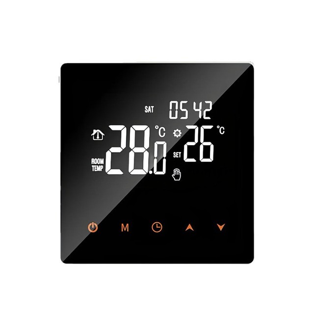 30A High-power Electric Floor Heating Thermostat, Load 5500W Graffiti Smart Life WIFI Electric Heating Thermostat