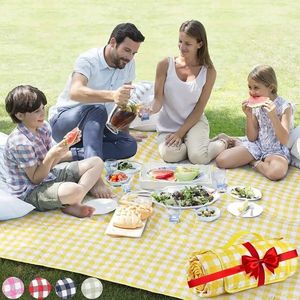 Customize 80x80" Rubber Core Puncture-Resistant Cool-Touch Fabric Cartoon Animal Printed Portable Outdoor Picnic <b>Mat</b> - Product Image 1