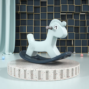 Cheval à <span class=keywords><strong>Bascule</strong></span> pour Enfants en Plastique HDPE Écologique, 3-8 Ans, Sûr, Conception Anti-Renversement à 35 Degrés, Style Simple, Unisexe, Jouet d'Intérieur/Extérieur - Product Image 5