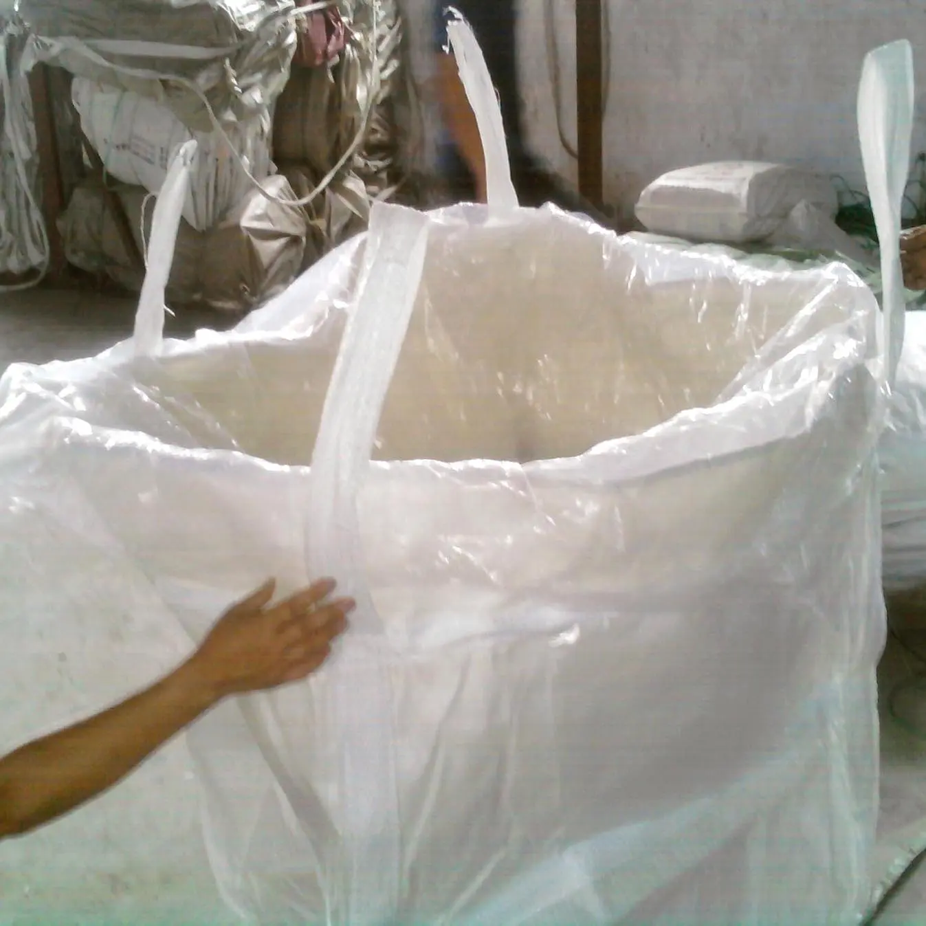 Tailai 4 cubic yard skip jumbo fibc super sacks polypropylene woven packaging dumpster bag for construction waste rubbish