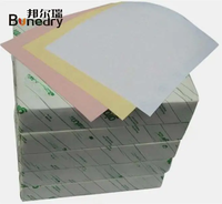 Papel Autocopiativo de 3 Capas, Papel Offset para Impresión de Notas, Rollos de Papel Multiparte para Recibos, Facturas, Impresión de Tarjetas de Visita