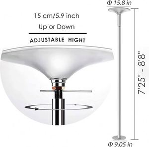 Personnalisable Home Club Bar Training Poles Portable Hauteur Réglable pour Gym Utiliser <span class=keywords><strong>Spinning</strong></span> Exercice Danse Stripper <span class=keywords><strong>Pole</strong></span> Training - Product Image 2