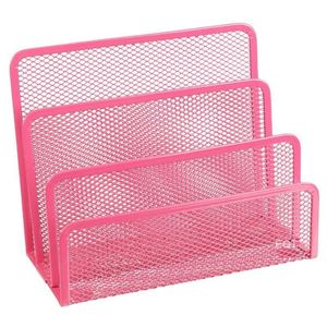 Hot Sale Best Price Office Supplies Custom Color Desk Organizer Mesh <b>Wire</b> 3 Section Desktop Letter Tray <b>Shelf</b> Letter Holder - Product Image 4