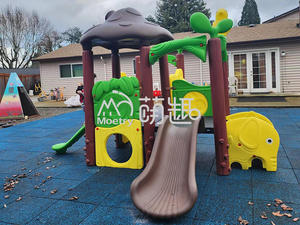 Mini terrain de jeu extérieur Moetry pour <span class=keywords><strong>les</strong></span> tout-petits Centre d'éducation précoce Petit espace de jeu Garderie Équipement de terrain de jeu pour arrière-cour - Product Image 3