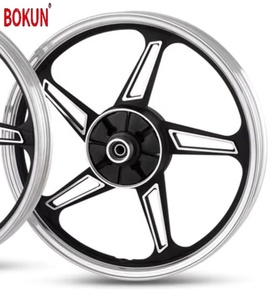 Rines de Motocicleta <span class=keywords><strong>BOKUN</strong></span> Serie 1.6/1.85x18 Pulgadas, Doble Llanta de Cinco Radios, Súper Duraderos, Aleación de Aluminio Forjado - Product Image 2