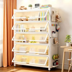 Étagère industrielle en acier BOXUN BX12-001 à 5 niveaux, sans boulons, moderne, pour garage/entrepôt, bibliothèque métallique, <span class=keywords><strong>rangement</strong></span> de supermarché - Product Image 4