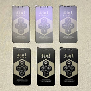 Protector de Pantalla de Cerámica Mate Morado 4 en 1 para <span class=keywords><strong>Honor</strong></span> <span class=keywords><strong>Magic</strong></span> 6 Pro/9A/9C/Y5P, Anti-huellas - Product Image 4