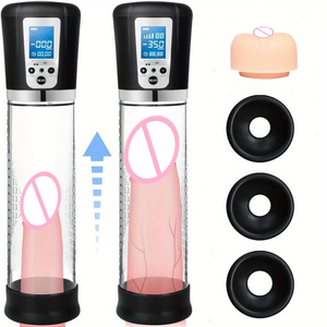 เครื่องช่วยสำเร็จความใคร่ชายแบบถ้วย รุ่นขายดี ชาร์จไฟผ่าน USB อัตโนมัติ พร้อมจอ LED กันน้ำระดับ IPX7 สำหรับผู้ชาย - Product Image 1
