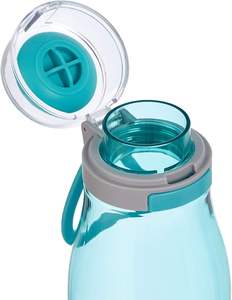 Bouteilles d'eau sans BPA Tritan de 24 oz, couvercle à <span class=keywords><strong>action</strong></span> directe bleu et violet pour le camping, 2 packs - Product Image 4