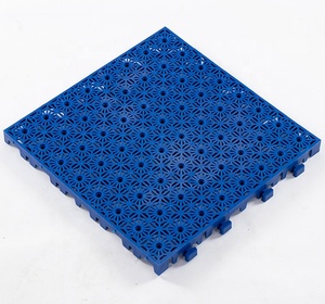 30mm Thick PP <b>Plastic</b> Modular Garage <b>Flooring</b> for Indoor Use Car Wash Grille Floor Tiles Click-Lock Parquet Plain for Warehouses - Product Image 2