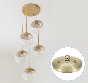 Sólido decorativo mano giro bola esférica forma amarillo Metal manijas bolas tuercas latón mango bolas - Product Image 6