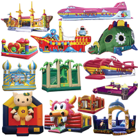 Aire de jeux gonflable pour videur, château gonflable, maison de rebond commerciale, toboggan gonflable pour château avec piscine