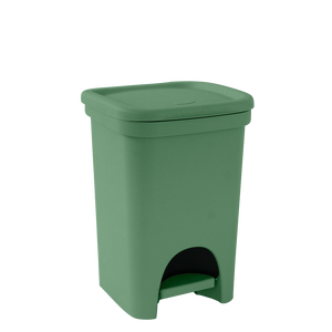 Poubelle à pédale Colors 6L, verte, en plastique, pour cuisine et salle de bain - Product Image 1