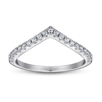 Tonglin TL-229 Fashionable Custom Jewelry China 925 Sterling Silver CZ Fake Diamond Dubai Wedding Rings For Women