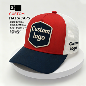 OEM tùy chỉnh Bông 5 bảng điều khiển lưới Snap trở lại hat nam 3D thêu vá số lượng lớn Trucker Mũ bóng chày hip hop Thiết kế thời trang củ<span class=keywords><strong>a</strong></span> bạn - Product Image 1