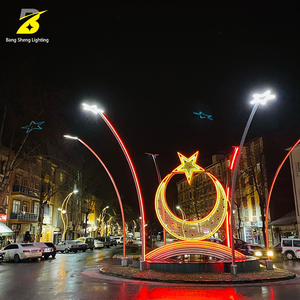 Luz LED Personalizada en Forma de Luna Creciente y Estrella para Monumentos - Escultura <span class=keywords><strong>Grande</strong></span> para Exteriores para Plazas y Espacios Públicos - Product Image 6