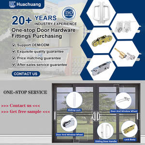 Perangkat keras pintu geser, kunci Mortise tombol Anti slam Multi-Point untuk pintu kaca teras geser - Product Image 6