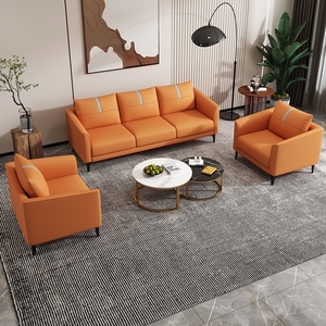Modern Nordic <b>Sofa</b> Tech Fabric Living Room <b>Bedroom</b> <b>Small</b> Apartment Double Triple Seat Trendy Design - Product Image 4
