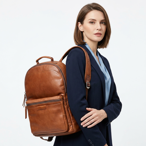 Nouveauté B.S INTERNATIONAL BS131670 Sac à bandoulière pour ordinateur portable en cuir de vache véritable fabriqué à la main en Inde, imperméable - Product Image 1