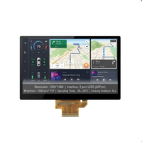 Module LCD TFT IPS 12,88 pouces 1920*1080 double LVDS 1000 Nits -30 ° C~+85 ° Afficheur de température large plage pour véhicules tout-terrain (pièces de rechange)