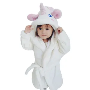 Niños Niño Niña Unicornio Albornoz Ropa de dormir Pijama Vestido