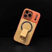 Coque de téléphone PC originale haut de gamme pour iPhone 17/16 Pro Max, design animal, anneau magnétique, antichoc, livraison directe