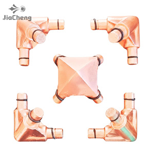 Conectores de Esquinas Piramidales de Cobre Fundido Sólido <span class=keywords><strong>100</strong></span>% de Alta Resistencia para Bricolaje, Kit de Unión Superior e Inferior para Pirámide de Giza - Product Image 1