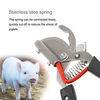 YYC Piglet coupe queues outil équipement agricole enlèvement de queue de cochon coupe-queue en acier inoxydable pour porcelets moutons agneaux